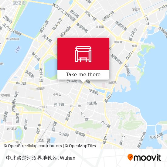 中北路楚河汉界地铁站 map