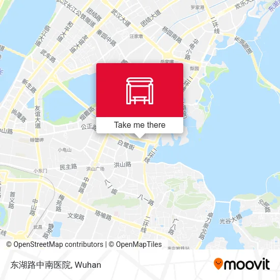 东湖路中南医院 map
