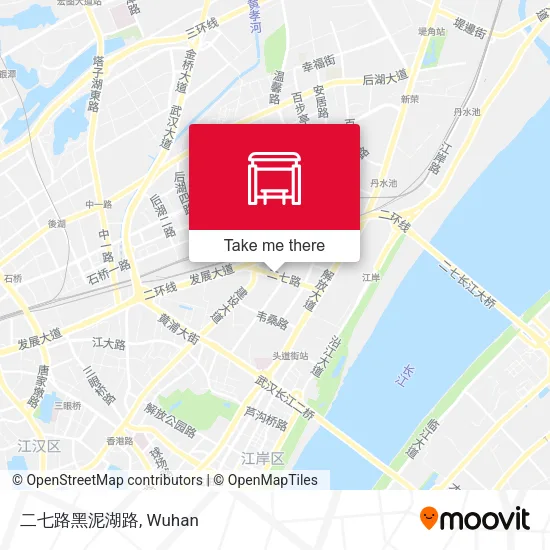 二七路黑泥湖路 map