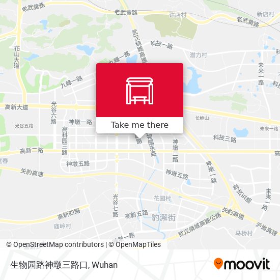 生物园路神墩三路口 map