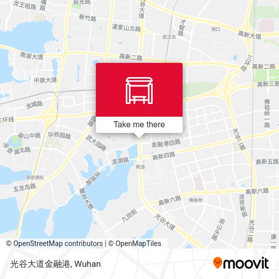 光谷大道金融港 map