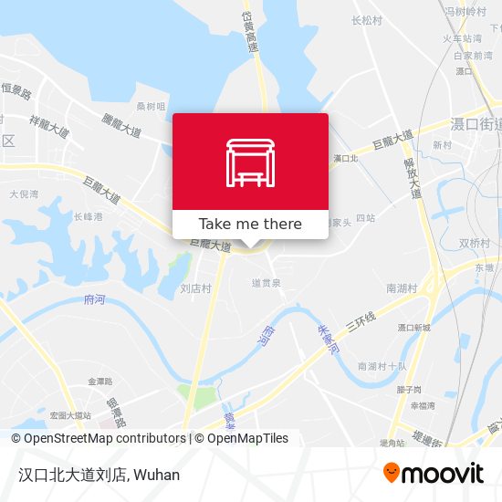 汉口北大道刘店 map