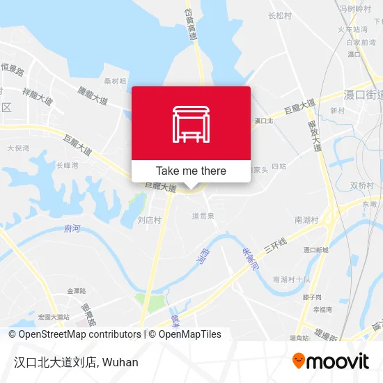 汉口北大道刘店 map