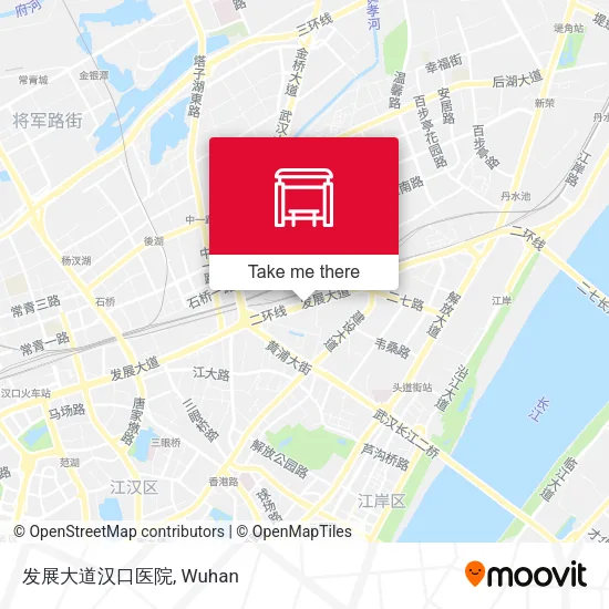 发展大道汉口医院 map
