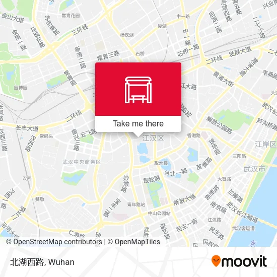 北湖西路 map