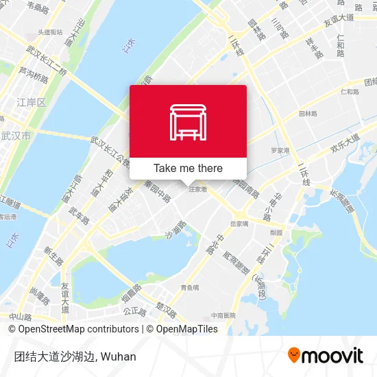 团结大道沙湖边 map