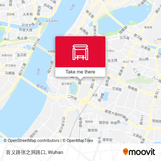 首义路张之洞路口 map
