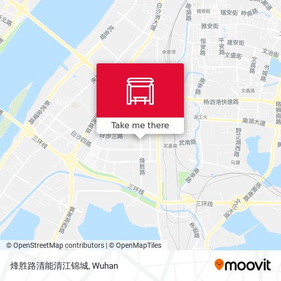 烽胜路清能清江锦城 map
