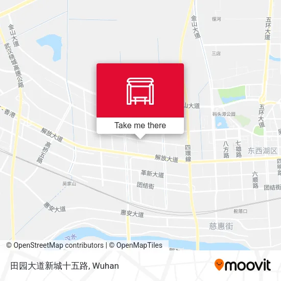 田园大道新城十五路 map