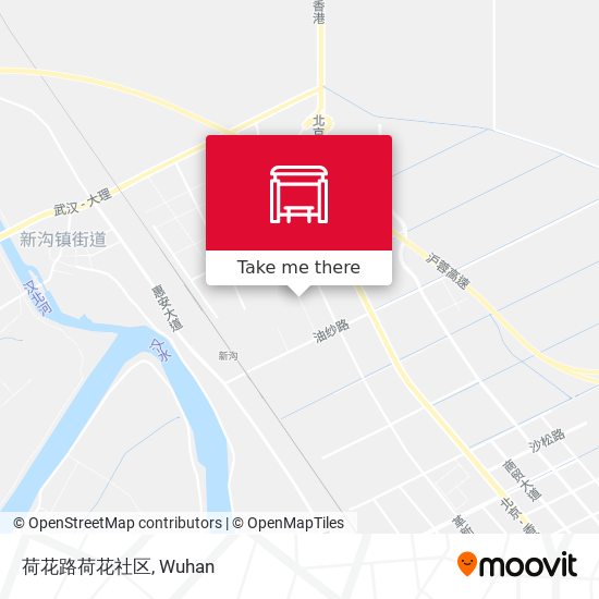 荷花路荷花社区 map