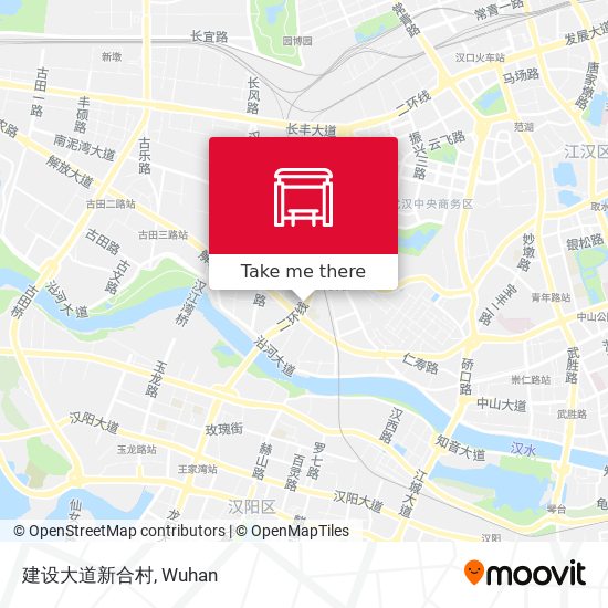 建设大道新合村 map