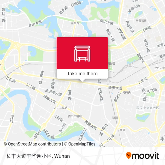 长丰大道丰华园小区 map