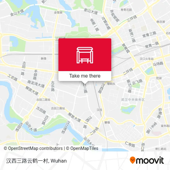 汉西三路云鹤一村 map