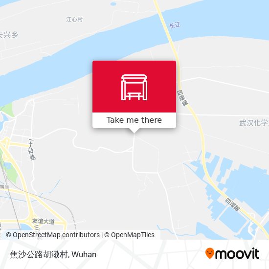 焦沙公路胡漖村 map
