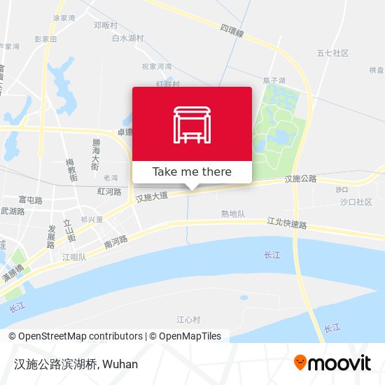 汉施公路滨湖桥 map