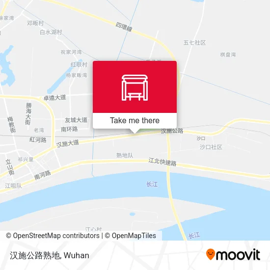 汉施公路熟地 map
