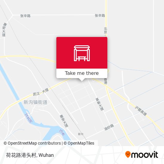 荷花路港头村 map
