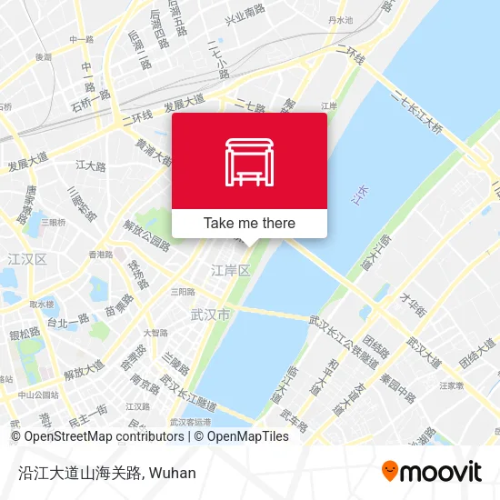 沿江大道山海关路 map