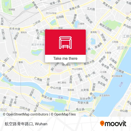 航空路青年路口 map