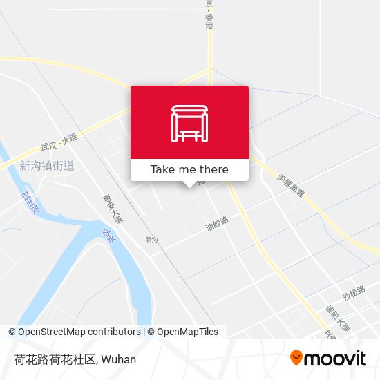 荷花路荷花社区 map