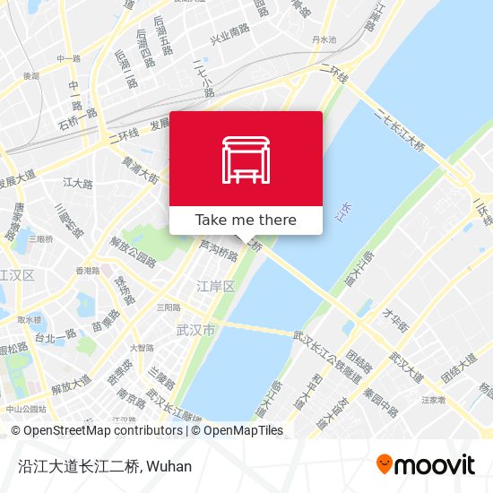 沿江大道长江二桥 map