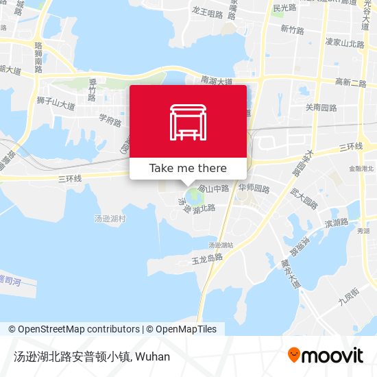汤逊湖北路安普顿小镇 map
