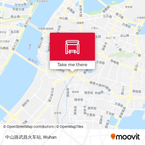 中山路武昌火车站 map