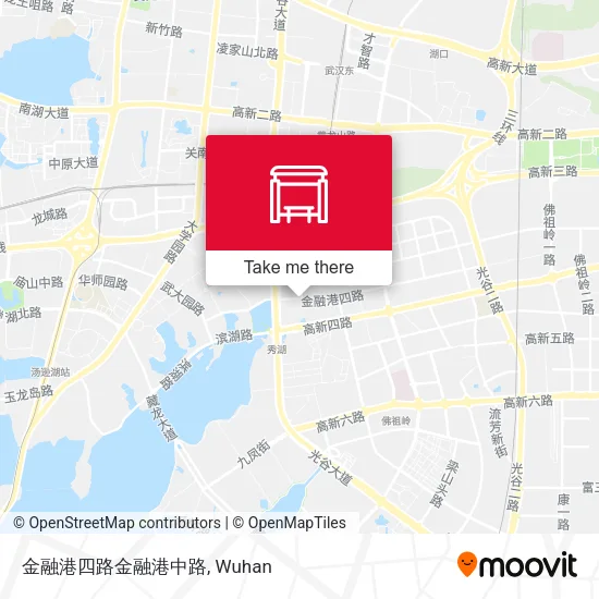 金融港四路金融港中路 map