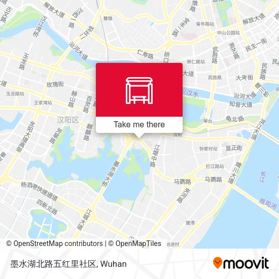 墨水湖北路五红里社区 map