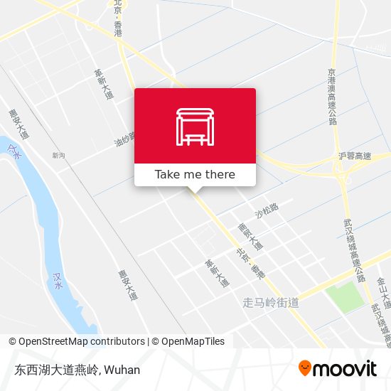 东西湖大道燕岭 map
