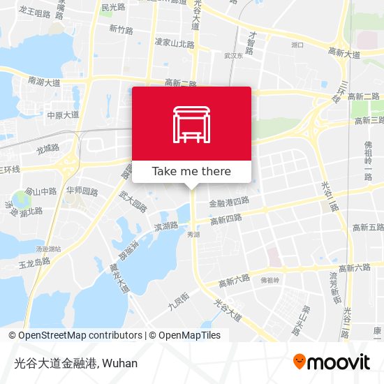 光谷大道金融港 map