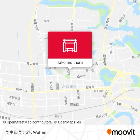 吴中街吴北路 map