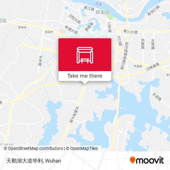 天鹅湖大道华利 map