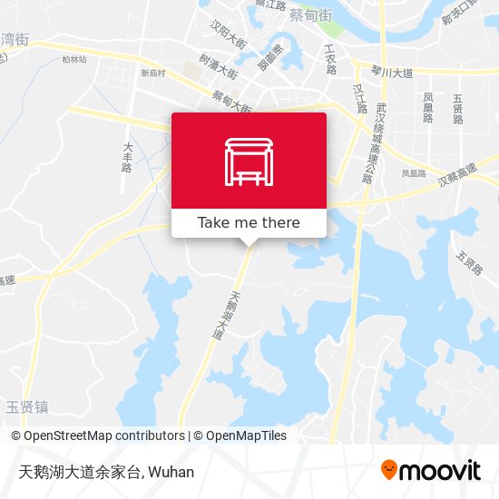 天鹅湖大道余家台 map