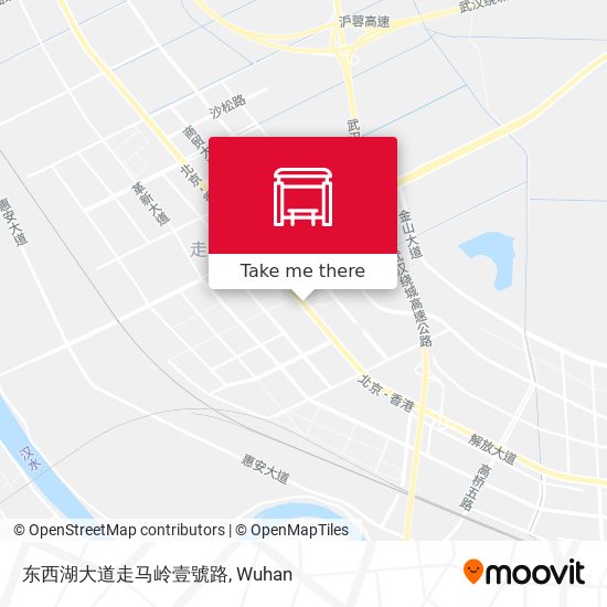东西湖大道走马岭壹號路 map