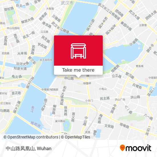 中山路凤凰山 map