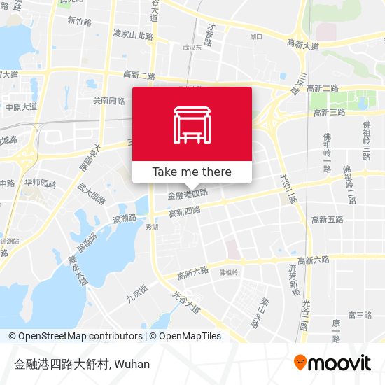金融港四路大舒村 map