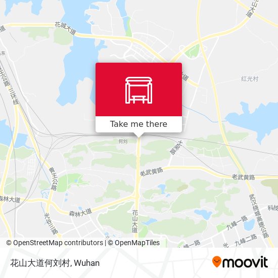花山大道何刘村 map