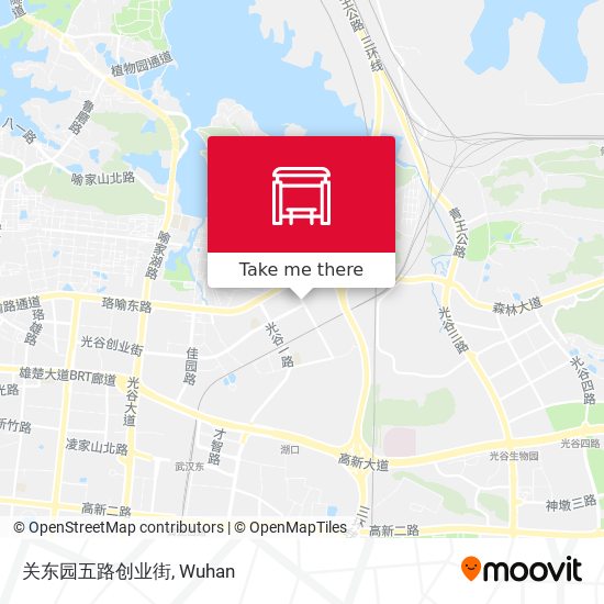 关东园五路创业街 map