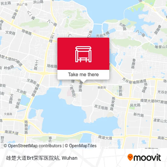 雄楚大道Brt荣军医院站 map