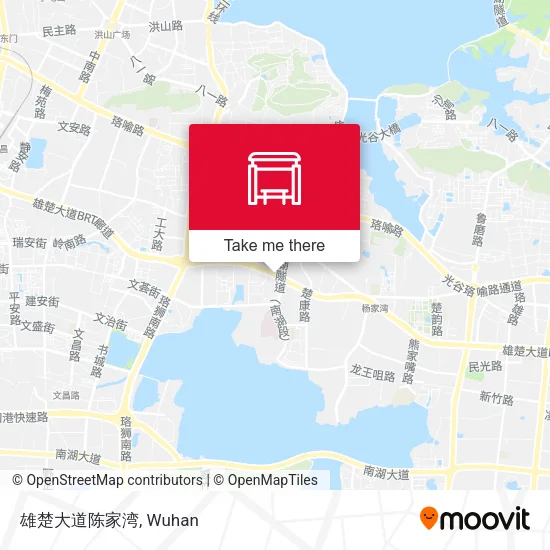 雄楚大道陈家湾 map