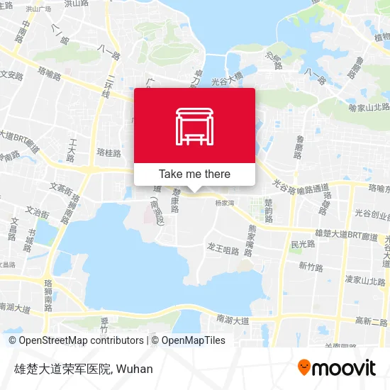 雄楚大道荣军医院 map