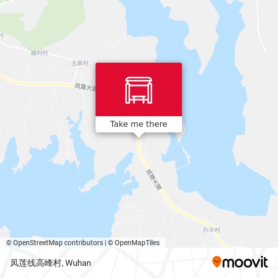凤莲线高峰村 map