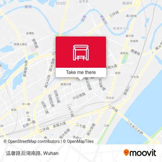 温馨路后湖南路 map