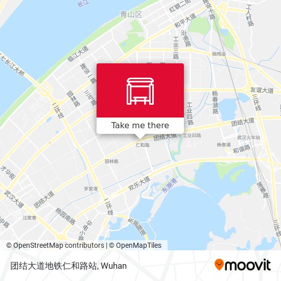团结大道地铁仁和路站 map