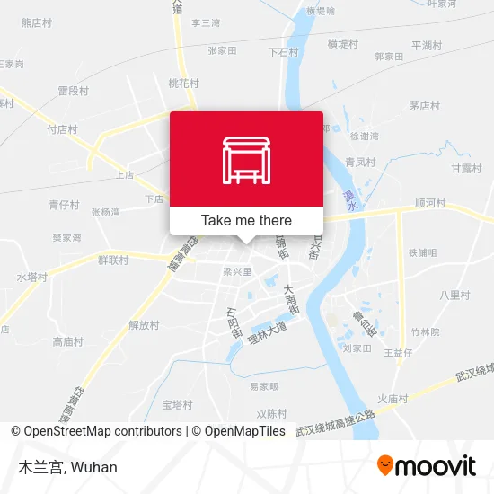 木兰宫 map
