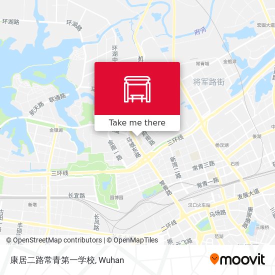 康居二路常青第一学校 map