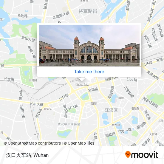 汉口火车站 map