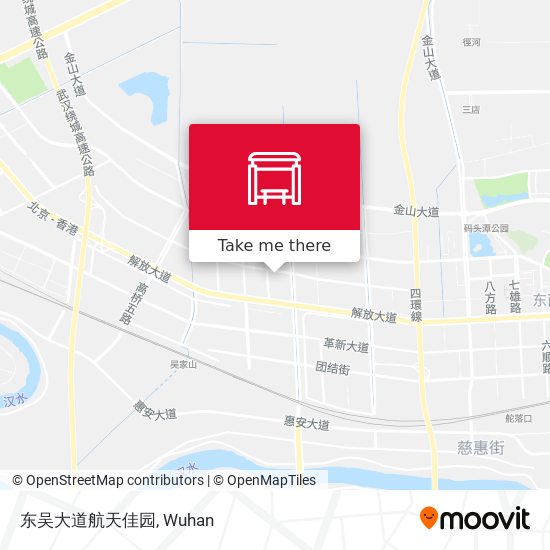 东吴大道航天佳园 map