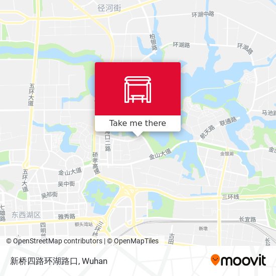 新桥四路环湖路口 map